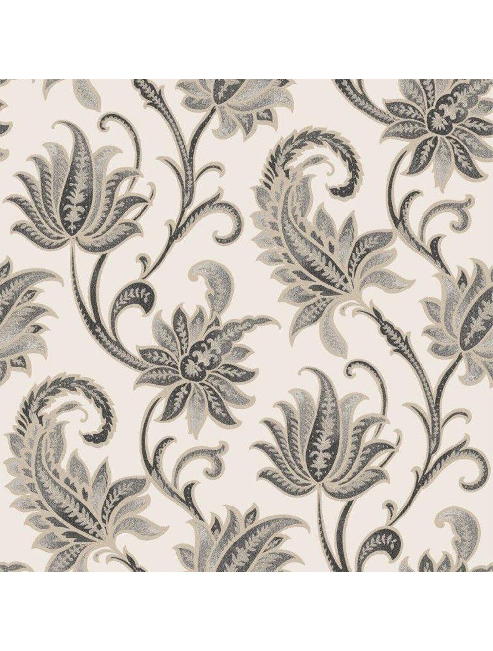 Rasch Sorrento Neoclassical Black Cream Wallpaper 519303 - DecorSave  Wallpapers