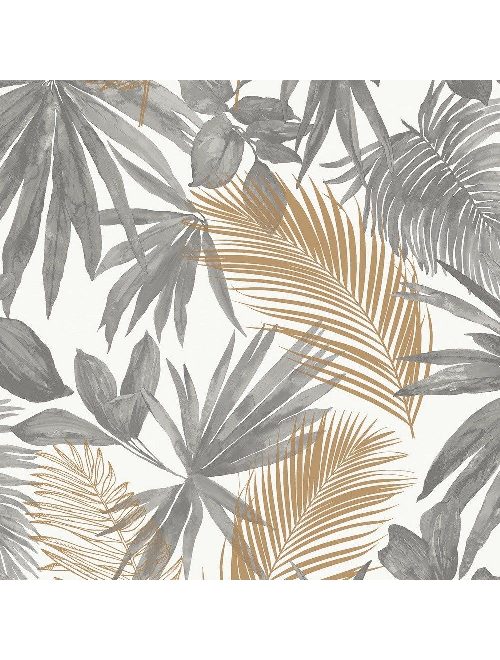 Grandeco Life Jungle Fever Wild Palm Wallpaper JF3601 - DecorSave Wallpapers