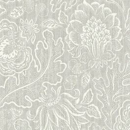 Belgravia Decor Giovanna Trail Grey Wallpaper GB4810 - DecorSave Wallpapers