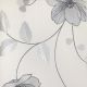 Erismann Cyrille Floral Grey Silver Wallpaper 10338-10