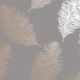 Holden Decor Reflect 2 Fawning Feather Grey Rose Gold Wallpaper 12629