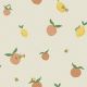 Holden Decor Tutti Fruity Cream Orange Wallpaper 13270
