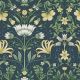 Holden Decor Vintage Floral Soft Teal Wallpaper 13390