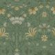 Holden Decor Vintage Floral Green Wallpaper 13550