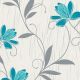 AS Creation Lotus Floral Teal Wallpaper 3062-10