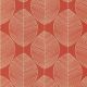 Arthouse Retro Leaf Amber Wallpaper 408208