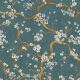 AS Creation Metropolitan Stories Hot Spots Blossom Teal Wallpaper 78199-4