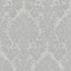 Grandeco Life Nomad Chenille Damask Silver Wallpaper A50105