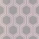 Arthouse Metallic Textures Luxe Hexagon Dusky Rose Wallpaper 910205