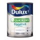 Dulux Quick Dry Eggshell for Wood & Metal Paint 750ml Pure Brilliant White