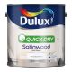 Dulux Quick Dry Satinwood for Wood & Metal Paint 2.5l Pure Brilliant White