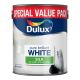 Dulux Silk Wall & Ceiling Emulsion Paint 3.0l Pure Brilliant White
