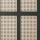 Fine Decor Cane Panel Black Wallpaper FD42998