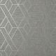 Fine Decor Larson Geo Grey Silver Wallpaper FD43071