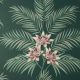 Fine Decor Bali Tropical Floral Emerald Wallpaper FD43279