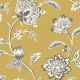 Fine Decor Juliette Floral Ochre Wallpaper FD43450