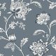 Fine Decor Juliette Floral Blue Wallpaper FD43453