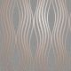 Fine Decor Quartz Wave Cooper Wallpaper FD42568