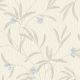 Belgravia Decor Tiffany Floral Cream Soft Blue Wallpaper GB41333