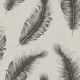 Belgravia Decor Ciara Feather Gunmetal Wallpaper GB4401