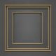 Belgravia Decor Amara Panel Gold Gunmetal Wallpaper GB7386