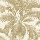 Belgravia Decor Palm Tree Gold Wallpaper GB9003