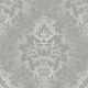 Grandeco Royal House Fabric Damask Silver Wallpaper A10904
