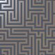 Holden Decor Glistening Maze Navy Wallpaper 12913
