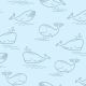 Holden Decor Make Believe Whale of a Time Blue Wallpaper 12520