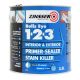 Zinsser Bulls Eye 1-2-3 Primer Sealer Interior Exterior Paint 2.5l