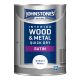 Johnstones Interior Wood & Metal Quick Dry Satin Paint 1.25l Brilliant White