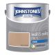 Johnstones Wall & Ceiling Matt Emulsion Paint 2.5l Burnt Sugar