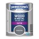 Johnstones Interior Wood & Metal Quick Dry Satin Paint 750ml Urban Sky