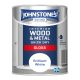 Johnstones Interior Wood & Metal Quick Dry Gloss Paint 750ml Brilliant White