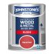 Johnstones Interior Wood & Metal Quick Dry Gloss Paint 750ml Signal Red