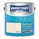 Johnstones Bathroom Mid Sheen Wall Ceiling Emulsion Paint 2.5l Magnolia