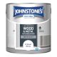 Johnstones Interior Wood Metal Hearwearing Undercoat 2.5l Brilliant White