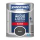 Johnstones Interior Wood & Metal Quick Dry Gloss Paint 750ml Black