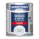 Johnstones Interior Wood & Metal Quick Dry Gloss Paint 750ml Frosted Silver