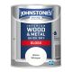 Johnstones Interior Wood & Metal Quick Dry Gloss Paint 750ml White Whisper