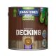 Johnstones Woodcare Stain For Decking 2.5l Natural Oak