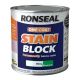 Ronseal One Coat Stain Block 2.5l White Basecoat
