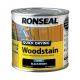 Ronseal Quick Drying Woodstain 250ml Satin Black Ebony