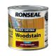 Ronseal Quick Drying Woodstain 250ml Satin Deep Mahogany