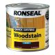 Ronseal Quick Drying Woodstain 250ml Satin Smoked Walnut