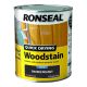 Ronseal Quick Drying Woodstain 750ml Satin Smoked Walnut