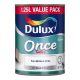 Dulux Once Gloss for Wood & Metal Paint 1.25l Pure Brilliant White