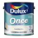 Dulux Once Satinwood for Wood & Metal Paint 2.5l Pure Brilliant White