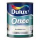 Dulux Once Satinwood for Wood & Metal Paint 750ml Pure Brilliant White