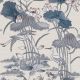 Design ID Tapestry Lotus Pond Blue Wallpaper TP422702